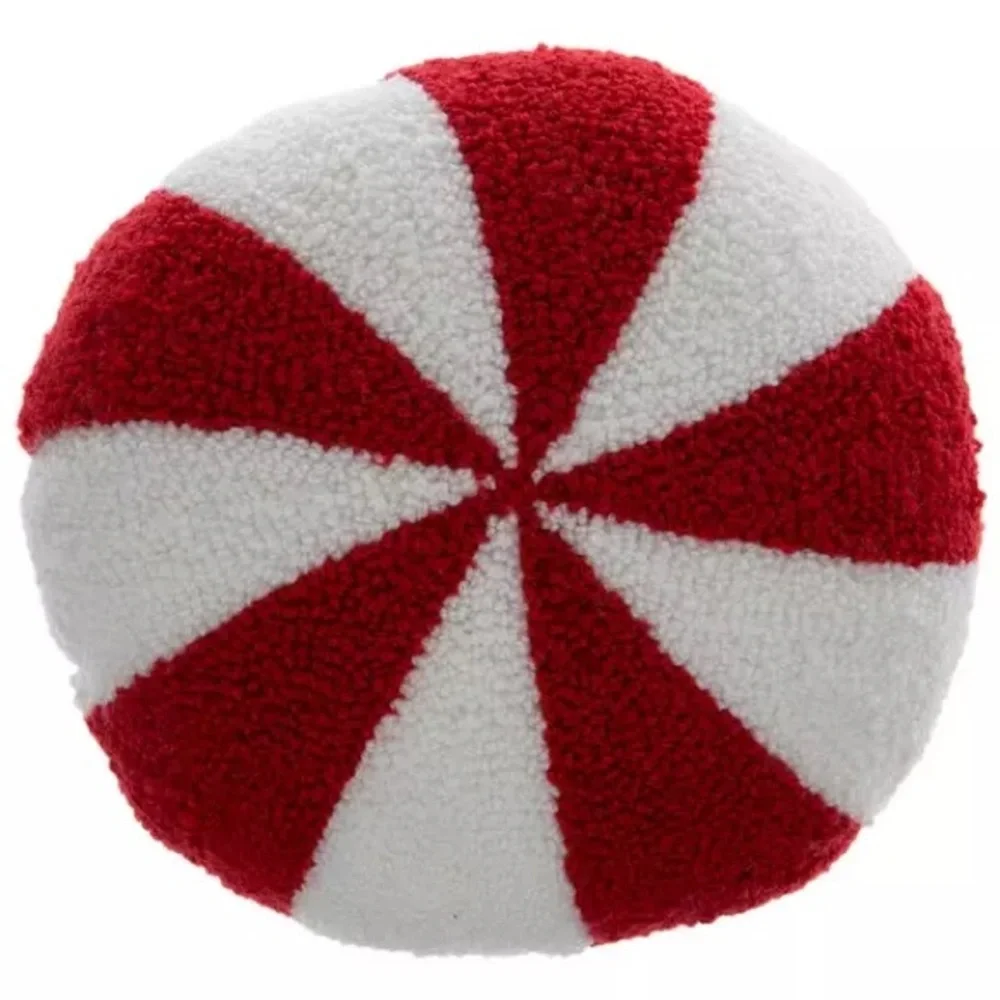 Peppermint Candy Pillow Set of 2 NWT